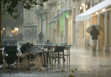 La Aemet anuncia un cambio de tiempo en Álava vuelven las lluvias y